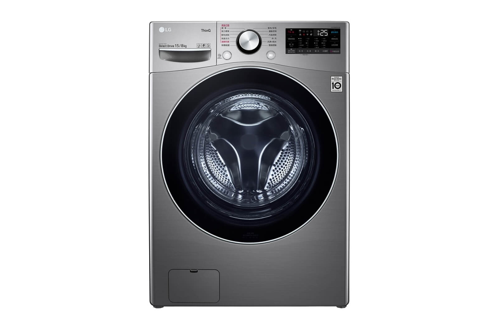 LG樂金-WiFi滾筒洗衣機(蒸洗脫烘) 星辰銀 / 15公斤