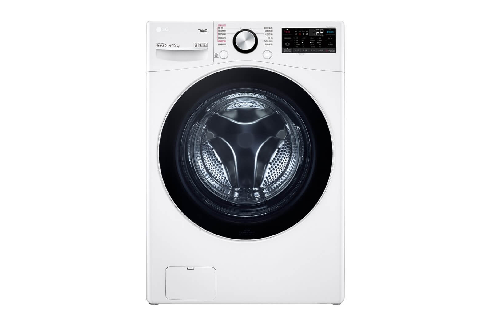 LG樂金-WiFi滾筒洗衣機(蒸洗脫) 冰磁白 / 15公斤