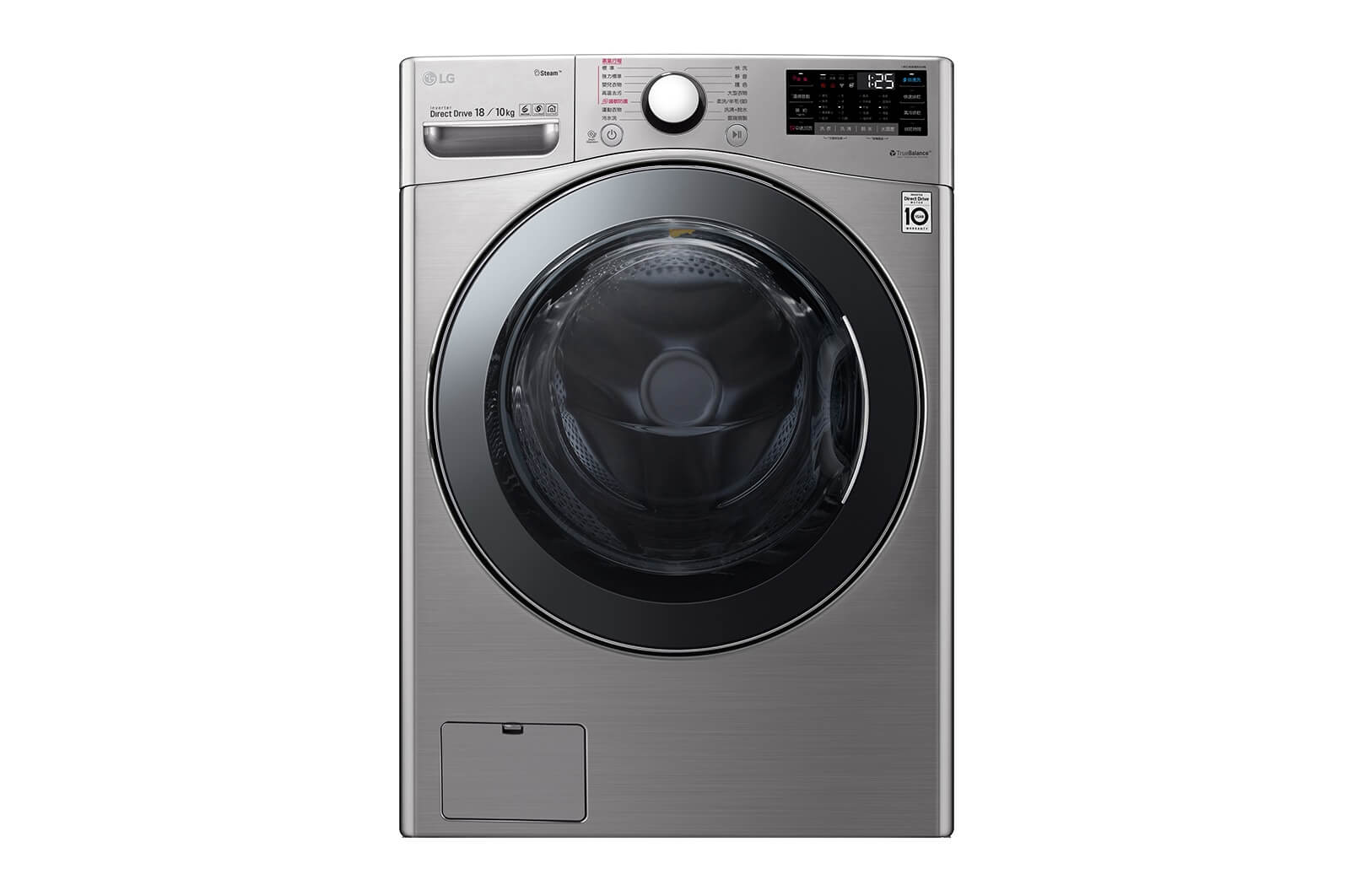 LG樂金-WiFi滾筒洗衣機(蒸洗脫烘) 典雅銀 / 18公斤
