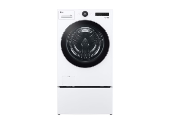 LG樂金-洗22+2.5公斤 TWINWash 雙能洗｜冰瓷白｜蒸洗脫
